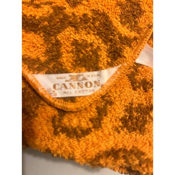 CANNON Bath Towel Set for 4 Vintage Orange Brown in Original Pack - Picture 9 of 10